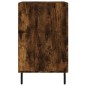 vidaXL Nachttisch Räuchereiche 40x40x66 cm Holzwerkstoff vidaXL Nachttisch Räuchereiche 40x40x66 cm Holzwerkstoff
