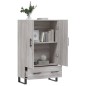 vidaXL Highboard Grau Sonoma 69,5x31x115 cm Holzwerkstoff vidaXL Highboard Grau Sonoma 69,5x31x115 cm Holzwerkstoff