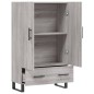 vidaXL Highboard Grau Sonoma 69,5x31x115 cm Holzwerkstoff vidaXL Highboard Grau Sonoma 69,5x31x115 cm Holzwerkstoff