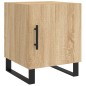 vidaXL Nachttisch Sonoma-Eiche 40x40x50 cm Holzwerkstoff vidaXL Nachttisch Sonoma-Eiche 40x40x50 cm Holzwerkstoff