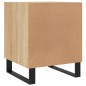 vidaXL Nachttisch Sonoma-Eiche 40x40x50 cm Holzwerkstoff vidaXL Nachttisch Sonoma-Eiche 40x40x50 cm Holzwerkstoff