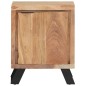 vidaXL Nachttisch 40x30x50 cm Akazie Massivholz mit Naturkanten vidaXL Nachttisch 40x30x50 cm Akazie Massivholz mit Naturkanten