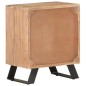 vidaXL Nachttisch 40x30x50 cm Akazie Massivholz mit Naturkanten vidaXL Nachttisch 40x30x50 cm Akazie Massivholz mit Naturkanten