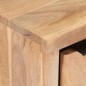 vidaXL Nachttisch 40x30x50 cm Akazie Massivholz mit Naturkanten vidaXL Nachttisch 40x30x50 cm Akazie Massivholz mit Naturkanten