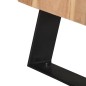 vidaXL Nachttisch 40x30x50 cm Akazie Massivholz mit Naturkanten vidaXL Nachttisch 40x30x50 cm Akazie Massivholz mit Naturkanten