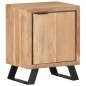 vidaXL Nachttisch 40x30x50 cm Akazie Massivholz mit Naturkanten vidaXL Nachttisch 40x30x50 cm Akazie Massivholz mit Naturkanten