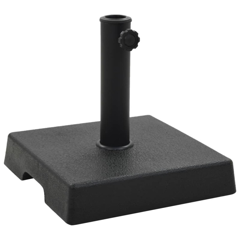 vidaXL Sonnenschirmfuß Quadratisch 8 kg Schwarz Polyharz vidaXL Sonnenschirmfuß Quadratisch 8 kg Schwarz Polyharz