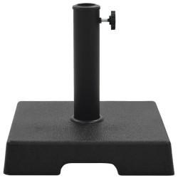 vidaXL Sonnenschirmfuß Quadratisch 8 kg Schwarz Polyharz