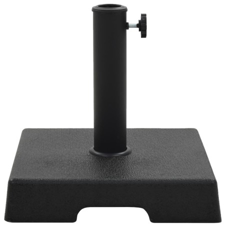 vidaXL Sonnenschirmfuß Quadratisch 8 kg Schwarz Polyharz