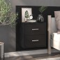 vidaXL Wand-Nachttische 2 Stk. Schwarz vidaXL Wand-Nachttische 2 Stk. Schwarz