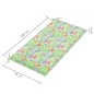 Gartenbank-Auflage Blattmuster 100x50x3 cm Oxford-Gewebe Gartenbank-Auflage Blattmuster 100x50x3 cm Oxford-Gewebe