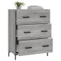 vidaXL Sideboard Grau Sonoma 69,5x34x90 cm Holzwerkstoff vidaXL Sideboard Grau Sonoma 69,5x34x90 cm Holzwerkstoff