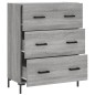 vidaXL Sideboard Grau Sonoma 69,5x34x90 cm Holzwerkstoff vidaXL Sideboard Grau Sonoma 69,5x34x90 cm Holzwerkstoff