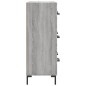 vidaXL Sideboard Grau Sonoma 69,5x34x90 cm Holzwerkstoff vidaXL Sideboard Grau Sonoma 69,5x34x90 cm Holzwerkstoff