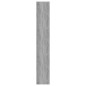 vidaXL Bücherregal 5 Fächer Grau Sonoma 80x30x189 cm Holzwerkstoff vidaXL Bücherregal 5 Fächer Grau Sonoma 80x30x189 cm Holzwerkstoff