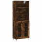 vidaXL Highboard Räuchereiche 69,5x34x180 cm Holzwerkstoff vidaXL Highboard Räuchereiche 69,5x34x180 cm Holzwerkstoff