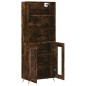 vidaXL Highboard Räuchereiche 69,5x34x180 cm Holzwerkstoff vidaXL Highboard Räuchereiche 69,5x34x180 cm Holzwerkstoff