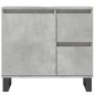 vidaXL Badschrank Betongrau 65x33x60 cm Holzwerkstoff vidaXL Badschrank Betongrau 65x33x60 cm Holzwerkstoff