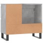 vidaXL Badschrank Betongrau 65x33x60 cm Holzwerkstoff vidaXL Badschrank Betongrau 65x33x60 cm Holzwerkstoff
