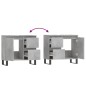 vidaXL Badschrank Betongrau 65x33x60 cm Holzwerkstoff vidaXL Badschrank Betongrau 65x33x60 cm Holzwerkstoff