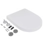 vidaXL Toilettensitze mit Absenkautomatik 2 Stk. Kunststoff Weiß vidaXL Toilettensitze mit Absenkautomatik 2 Stk. Kunststoff Weiß