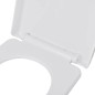 vidaXL Toilettensitze mit Absenkautomatik 2 Stk. Kunststoff Weiß vidaXL Toilettensitze mit Absenkautomatik 2 Stk. Kunststoff Weiß