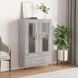 vidaXL Highboard Grau Sonoma 69,5x31x115 cm Holzwerkstoff vidaXL Highboard Grau Sonoma 69,5x31x115 cm Holzwerkstoff
