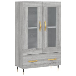 vidaXL Highboard Grau Sonoma 69,5x31x115 cm Holzwerkstoff