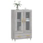 vidaXL Highboard Grau Sonoma 69,5x31x115 cm Holzwerkstoff vidaXL Highboard Grau Sonoma 69,5x31x115 cm Holzwerkstoff