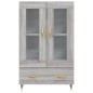 vidaXL Highboard Grau Sonoma 69,5x31x115 cm Holzwerkstoff vidaXL Highboard Grau Sonoma 69,5x31x115 cm Holzwerkstoff