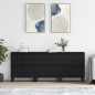 Sideboards 3 Stk. Schwarz Holzwerkstoff Sideboards 3 Stk. Schwarz Holzwerkstoff