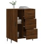 vidaXL Sideboard Braun Eichen-Optik 69,5x34x90 cm Holzwerkstoff vidaXL Sideboard Braun Eichen-Optik 69,5x34x90 cm Holzwerkstoff