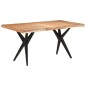vidaXL Esstisch 160x80x76 cm Massivholz Akazie vidaXL Esstisch 160x80x76 cm Massivholz Akazie