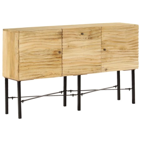 vidaXL Sideboard Mangoholz Massiv 118 x 30 x 70 cm