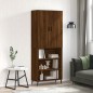 Highboard Braun Eichen-Optik 69,5x34x180 cm Holzwerkstoff Highboard Braun Eichen-Optik 69,5x34x180 cm Holzwerkstoff