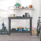 vidaXL Werkbank Grau 110x50x80 cm Massivholz Kiefer vidaXL Werkbank Grau 110x50x80 cm Massivholz Kiefer