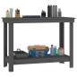 vidaXL Werkbank Grau 110x50x80 cm Massivholz Kiefer vidaXL Werkbank Grau 110x50x80 cm Massivholz Kiefer