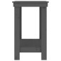 vidaXL Werkbank Grau 110x50x80 cm Massivholz Kiefer vidaXL Werkbank Grau 110x50x80 cm Massivholz Kiefer