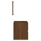 vidaXL Badschrank mit Spiegel Braun Eichen-Optik Holzwerkstoff vidaXL Badschrank mit Spiegel Braun Eichen-Optik Holzwerkstoff