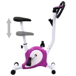 vidaXL Heimtrainer mit Riemenantrieb Lila