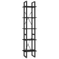 vidaXL Bücherregal 5 Fächer Schwarz 40x30x175 cm Holzwerkstoff vidaXL Bücherregal 5 Fächer Schwarz 40x30x175 cm Holzwerkstoff