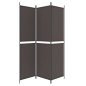 vidaXL 3-tlg. Paravent Braun 150x200 cm Stoff vidaXL 3-tlg. Paravent Braun 150x200 cm Stoff