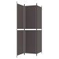 vidaXL 3-tlg. Paravent Braun 150x200 cm Stoff vidaXL 3-tlg. Paravent Braun 150x200 cm Stoff