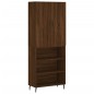 Highboard Braun Eichen-Optik 69,5x34x180 cm Holzwerkstoff Highboard Braun Eichen-Optik 69,5x34x180 cm Holzwerkstoff
