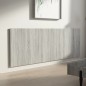 vidaXL Wand Kopfteil Grau Sonoma 240x1,5x80 cm Holzwerkstoff vidaXL Wand Kopfteil Grau Sonoma 240x1,5x80 cm Holzwerkstoff