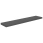 vidaXL Schwebendes Wandregal Hochglanz-Grau 120x23,5x3,8 cm MDF vidaXL Schwebendes Wandregal Hochglanz-Grau 120x23,5x3,8 cm MDF