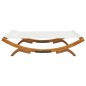 vidaXL Sonnenliege 165x188,5x46 cm Bugholz Massiv Creme vidaXL Sonnenliege 165x188,5x46 cm Bugholz Massiv Creme