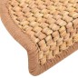 vidaXL Treppenmatten Selbstklebend Sisal-Optik 15Stk. 56x17x3cm Orange vidaXL Treppenmatten Selbstklebend Sisal-Optik 15Stk. 56x17x3cm Orange