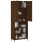 Highboard Braun Eichen-Optik 69,5x34x180 cm Holzwerkstoff Highboard Braun Eichen-Optik 69,5x34x180 cm Holzwerkstoff