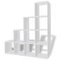 vidaXL Treppenregal Bücherregal 142 cm Weiß vidaXL Treppenregal Bücherregal 142 cm Weiß